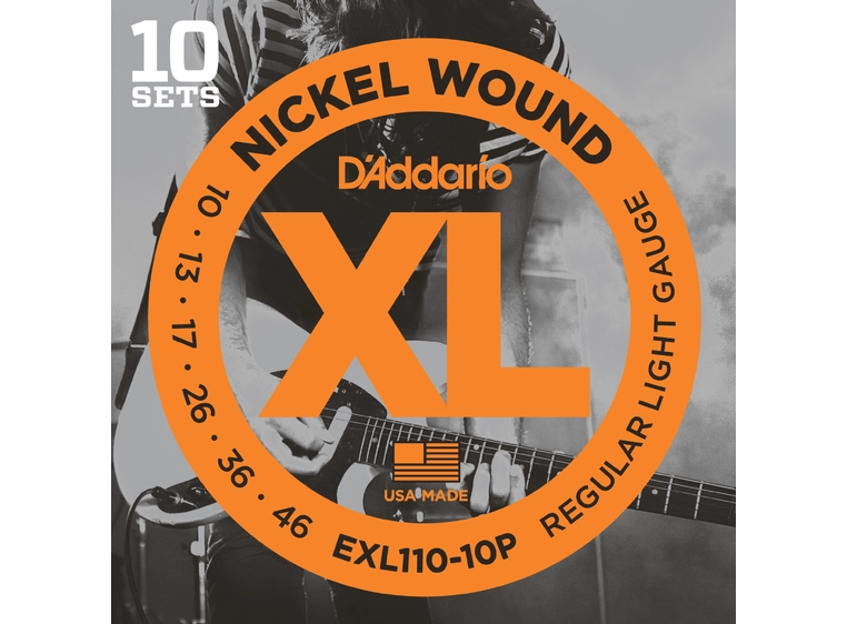 D'Addario EXL110-10P El.Git Str 10-pack (010-046) 